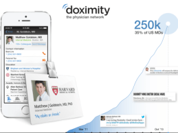 Doximity's Medical Network Now Reaches 35% of U.S. Physicians