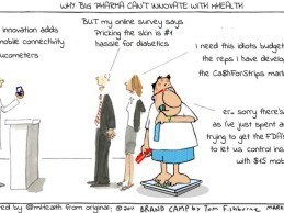 Cartoon:_Why Big Pharma Can't Innovate to mHealth