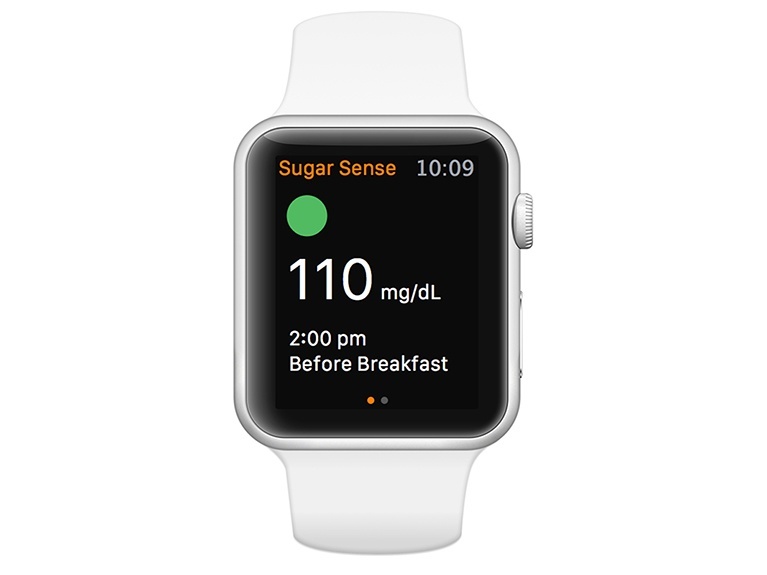 MedHelp Sugar Sense Apple Watch App