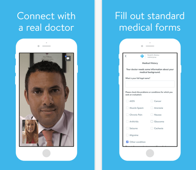 Startup Launches First-Ever Medical Marijuana Telehealth App