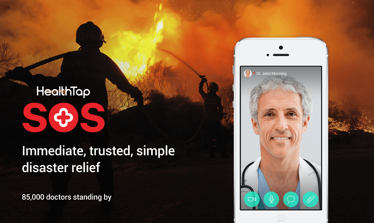 HealthTap Launches SOS to Become the Uber of Disaster Response