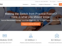 DrChrono Offers Discounted EHR Pricing for Current Practice Fusion Customers