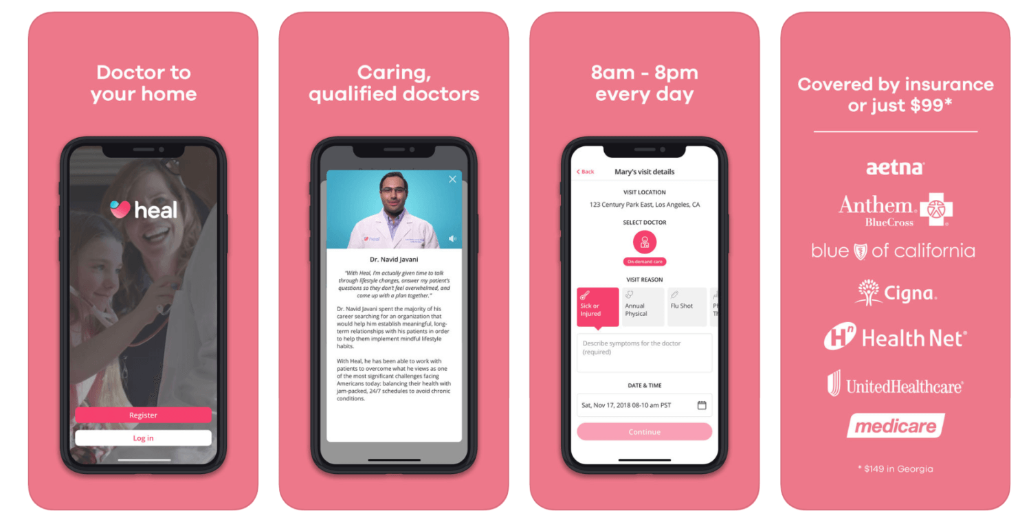 Heal Expands On-Demand Doctor Calls to Atlanta Metro Area for Aetna Members