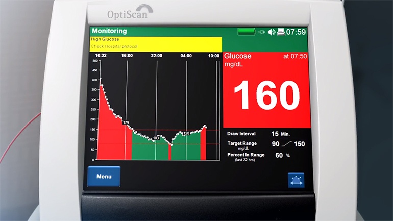 OptiScan Biomedical Nabs $20M for FDA-Cleared Continuous Glucose Bedside Monitor for ICU