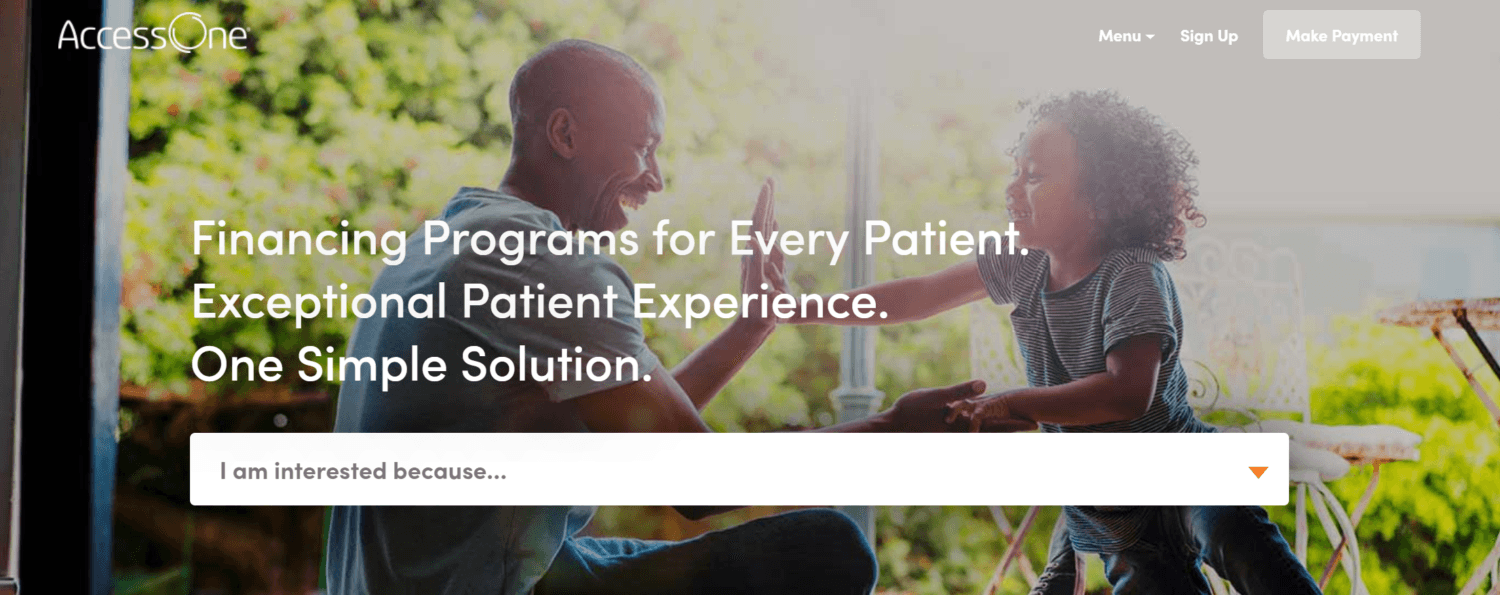 Access one integrates patient financing options with epic app orchard