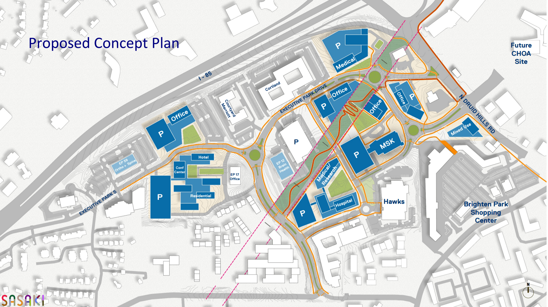 Emory St Joseph Hospital Campus Map