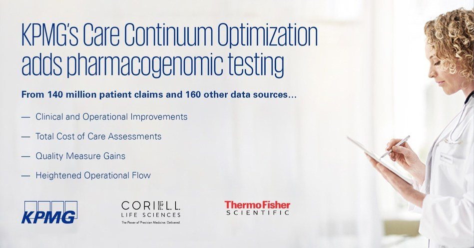 KPMG, Thermo Fisher, Coriell Life Sciences Collaborate to Offer Pharmacogenomics Testing