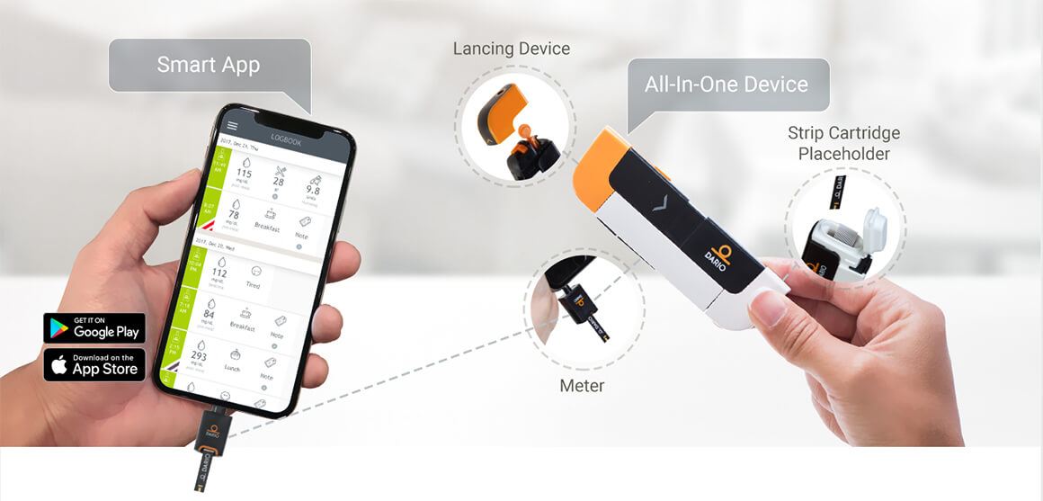 Dario Smart Glucose Meter - A&D Medical