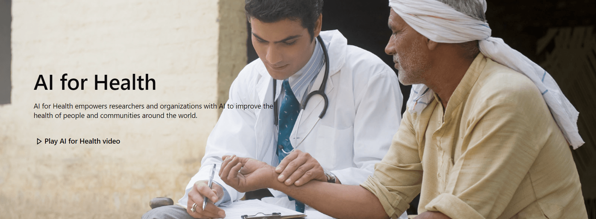 Microsoft Launches 40M, 5Year AI for Health Initiative to Advance