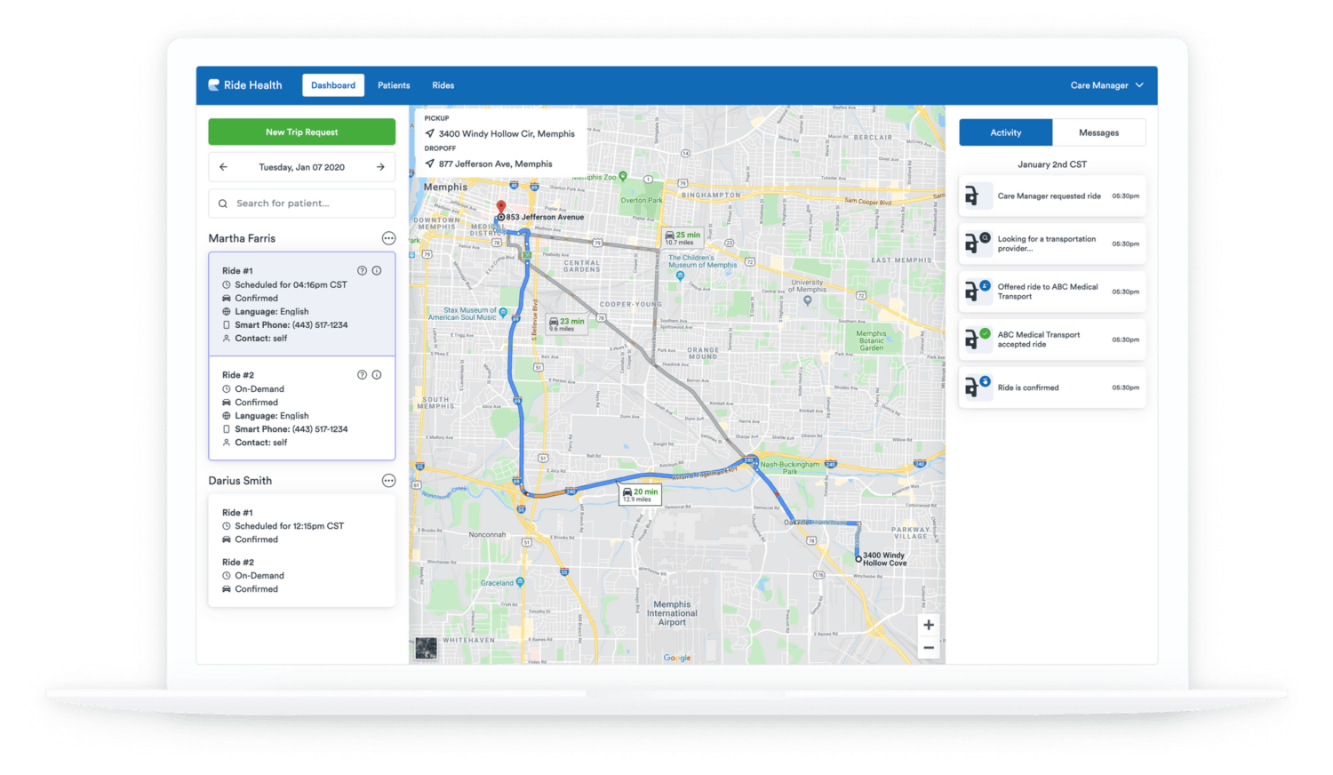 Taxi App Curb Integrates with Ride Health’s Patient Transportation Platform