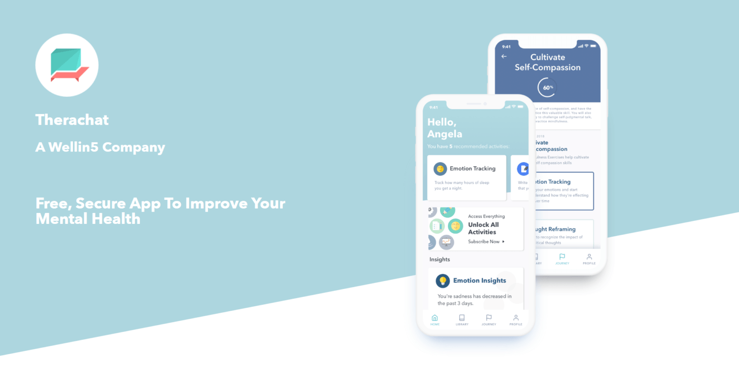Wellin5 Acquires Mental Health Journaling and Tracking App Therachat