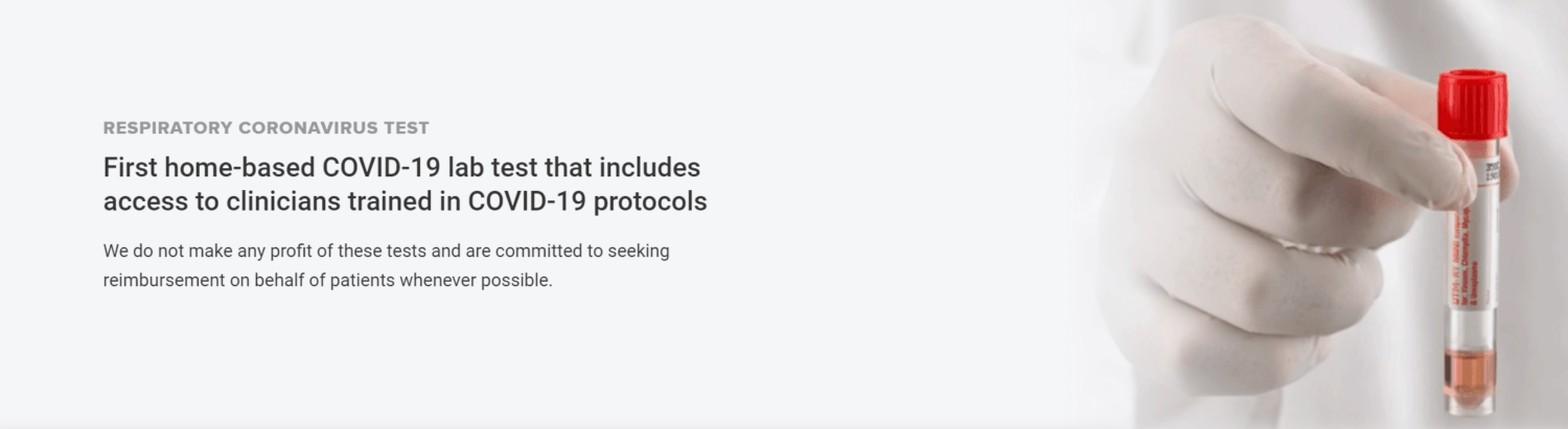 First Clinician-Administered, Home-Based COVID-19 Lab Test Available in Texas