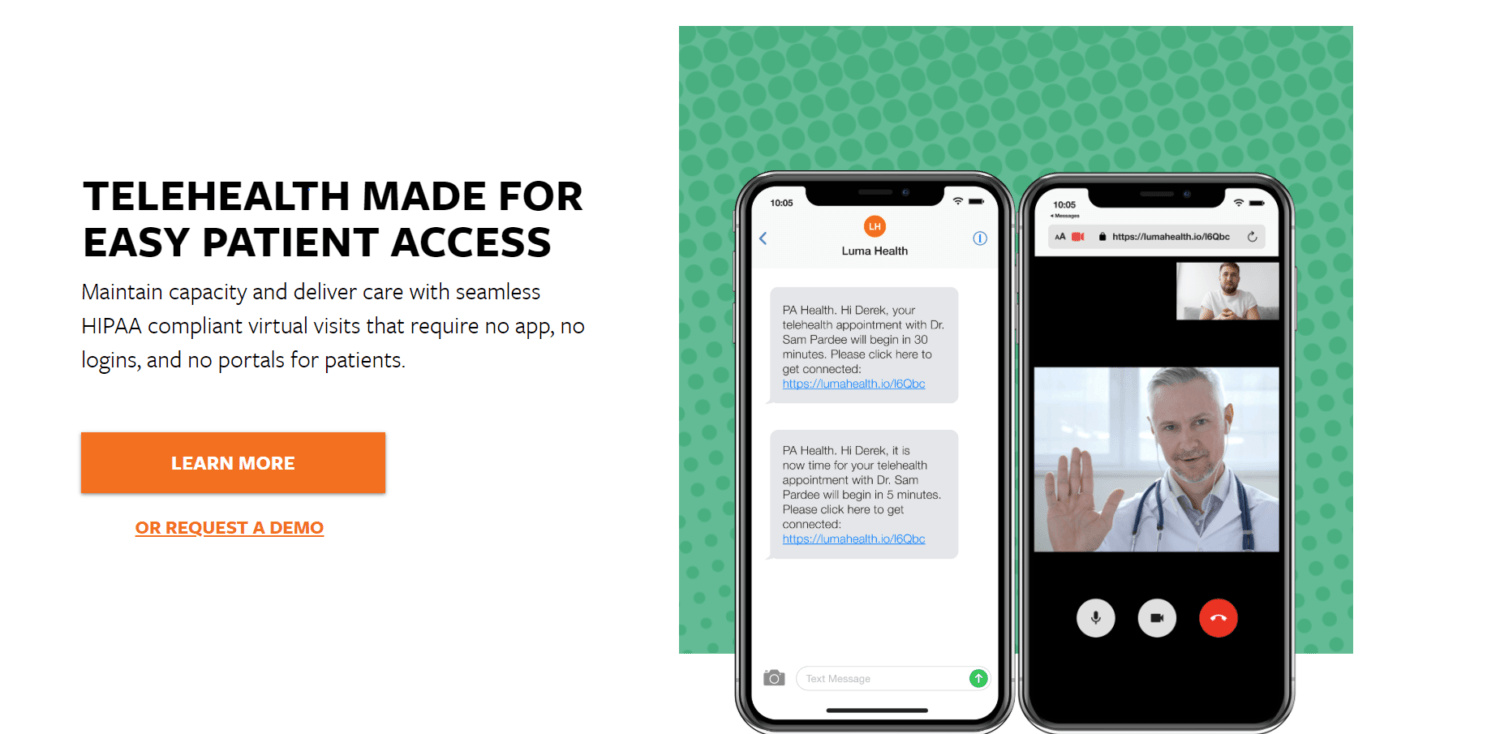 Luma Health Launches Patient-Centric Telehealth Solution with No App, Login or Portal Required