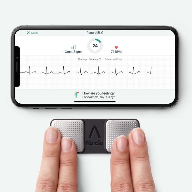 KardiaMobile 6L Personal EKG with Carry Pod