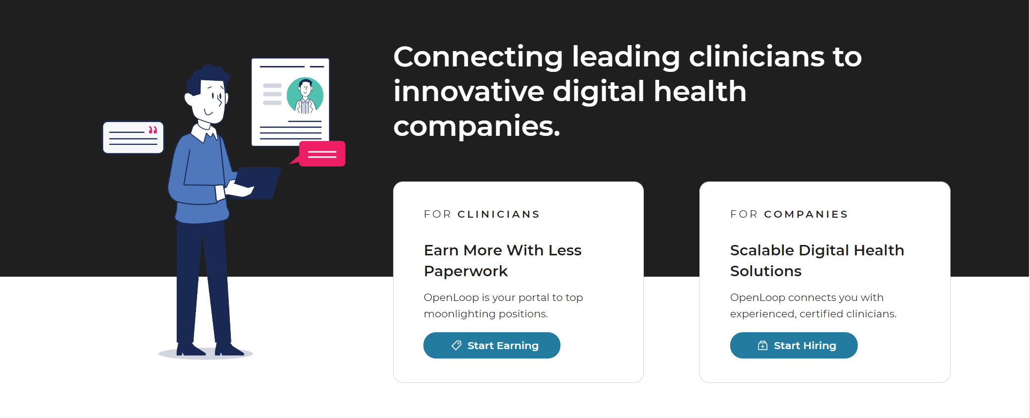 Open Loop Health OpenLoop Raises $3M to Expand Digital Health Marketplace for Clinicians