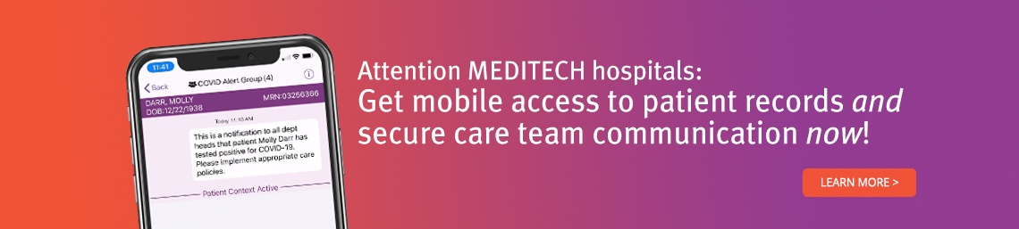 PatientKeeper Integrates with MEDITECH Expanse EHR for Physicians’ Mobile Devices