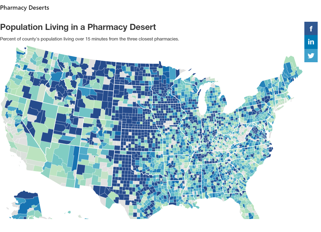 Healthcare Desserts: 80% of U.S. Lacks Adequate Access to Healthcare