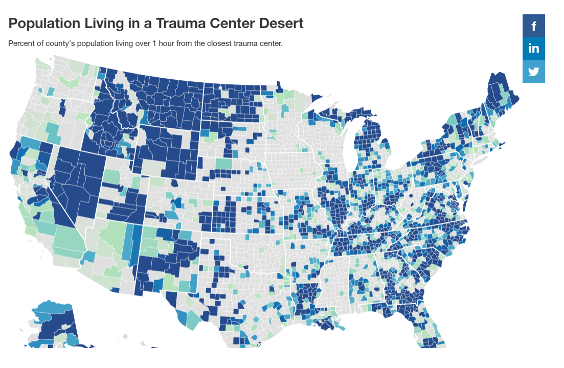 Healthcare Desserts: 80% of U.S. Lacks Adequate Access to Healthcare