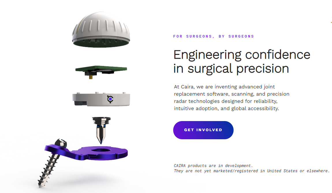 Caira Surgical Secures $5M for Robotic Solutions for Joint Replacement Surgery