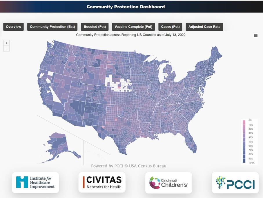 PCCI Launches National COVID-19 Analytics Community Protection Dashboard