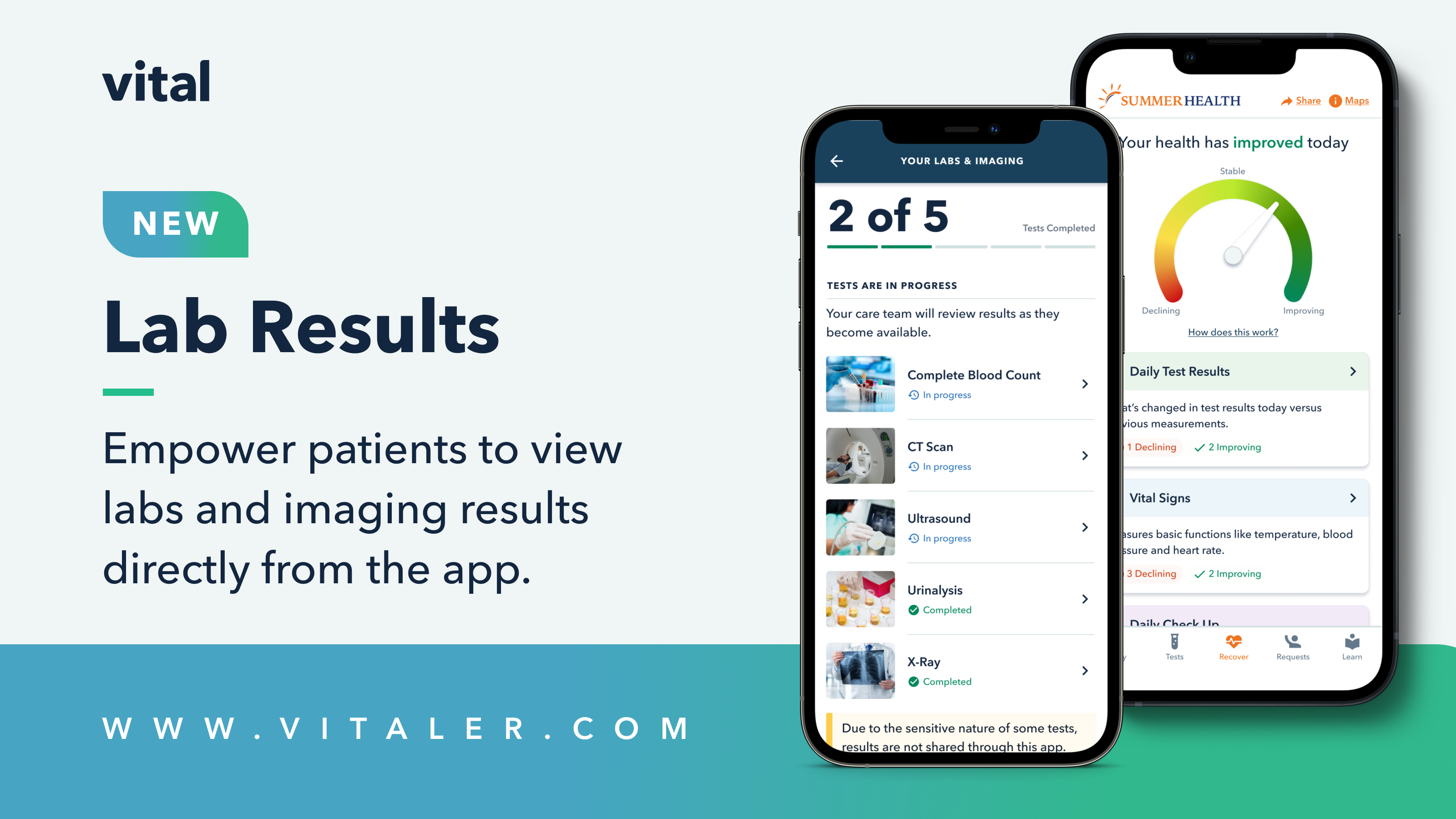 Vital Launches Lab Results Tool to Help with Cures Act Compliance