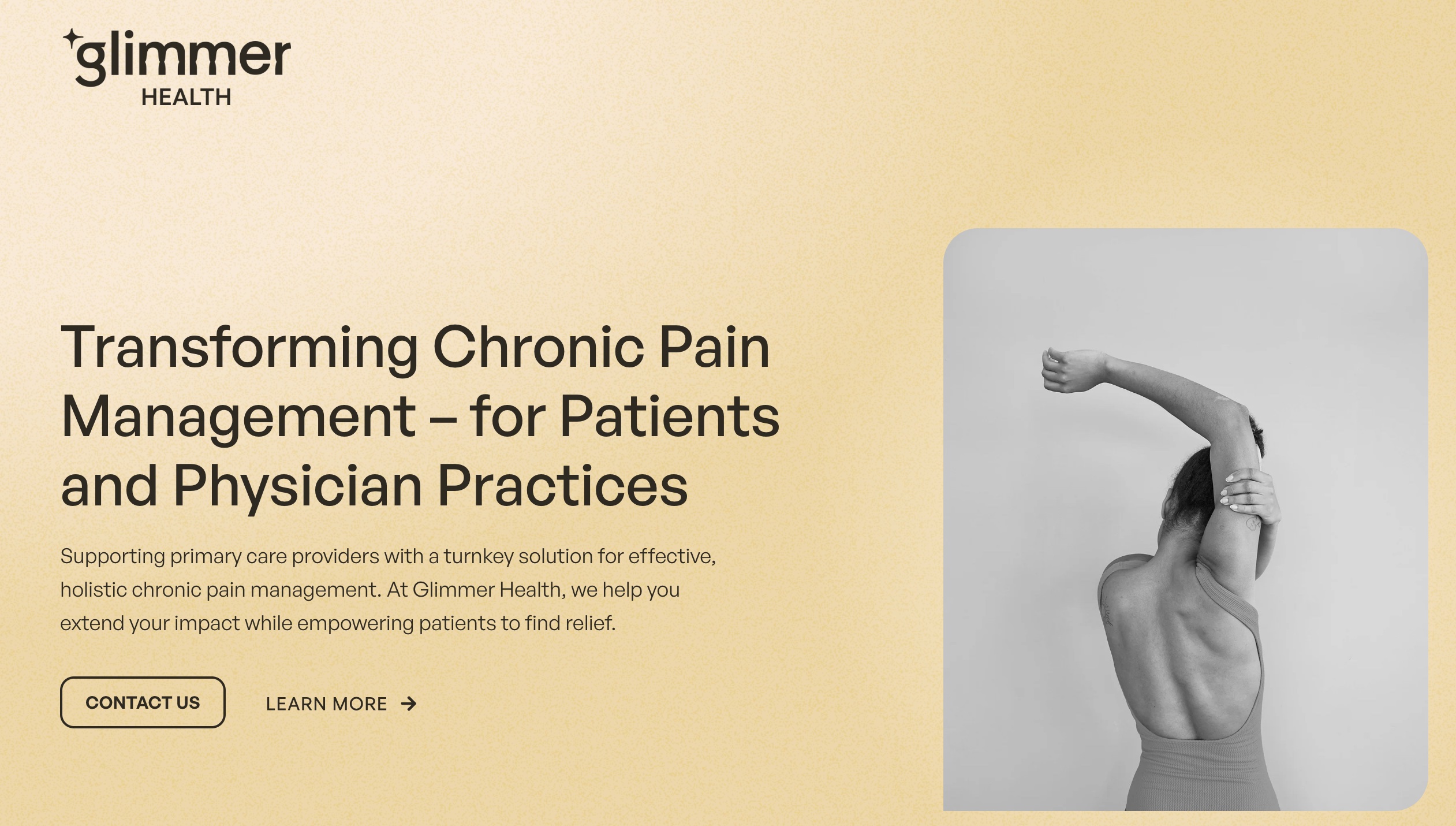 UPMC Enterprises, Redesign Health Launch Glimmer Health to Transform Chronic Pain Management in Primary Care