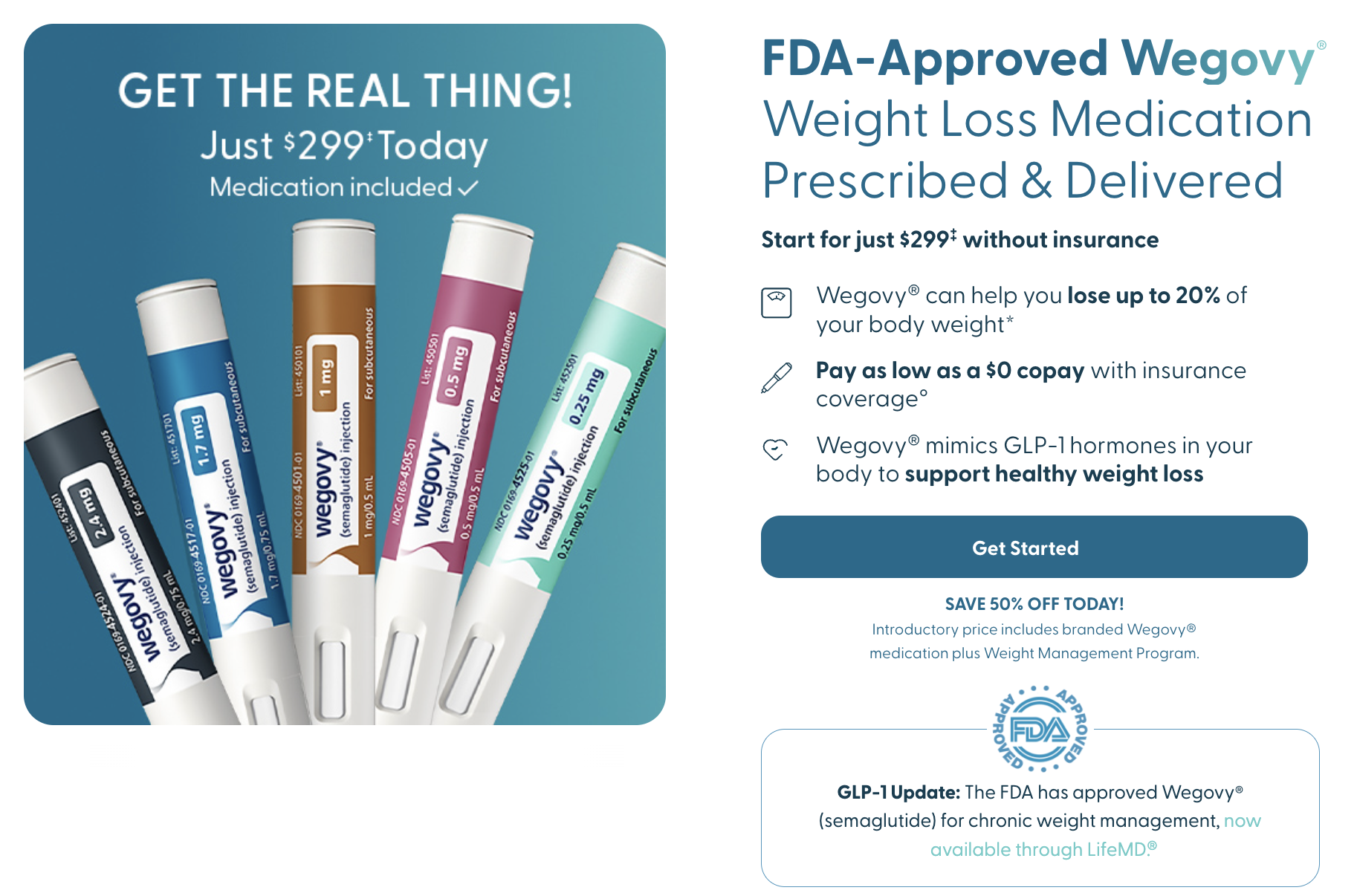 LifeMD Launches $299 Introductory Wegovy® Bundle for Self-Pay Patients in Collaboration with Novo Nordisk