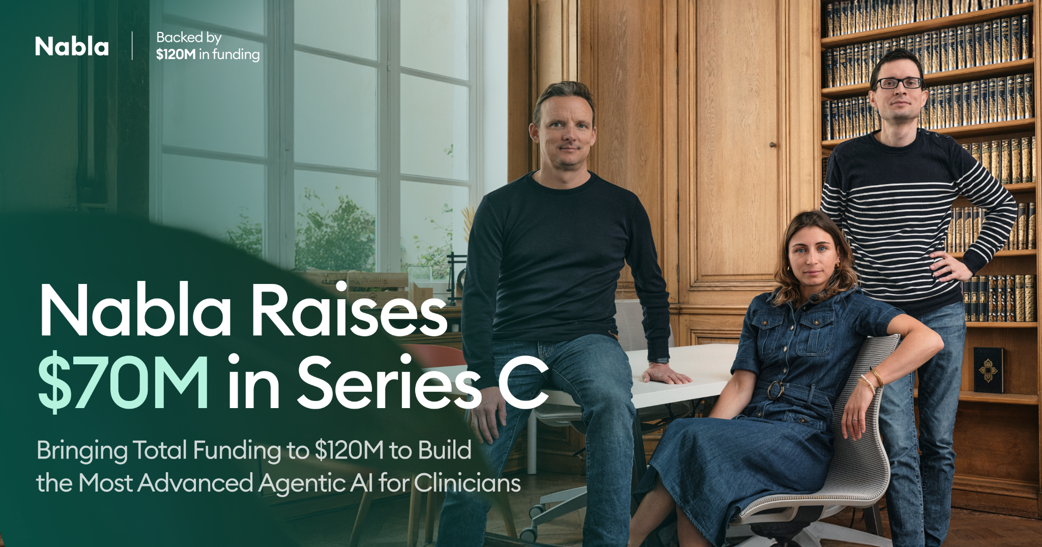 Nabla Raises $70M to Build an "Agentic" AI Assistant for Clinicians