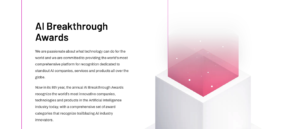 AI Breakthrough Reveals 2025 AI Breakthrough Award Winners