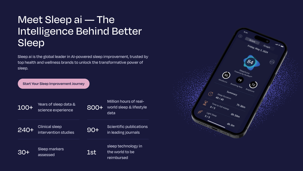 Sleep.ai Raises .5M to Lead AI-Powered Sleep Intelligence Market Sleep.ai Raises .5M to Lead AI-Powered Sleep Intelligence Market