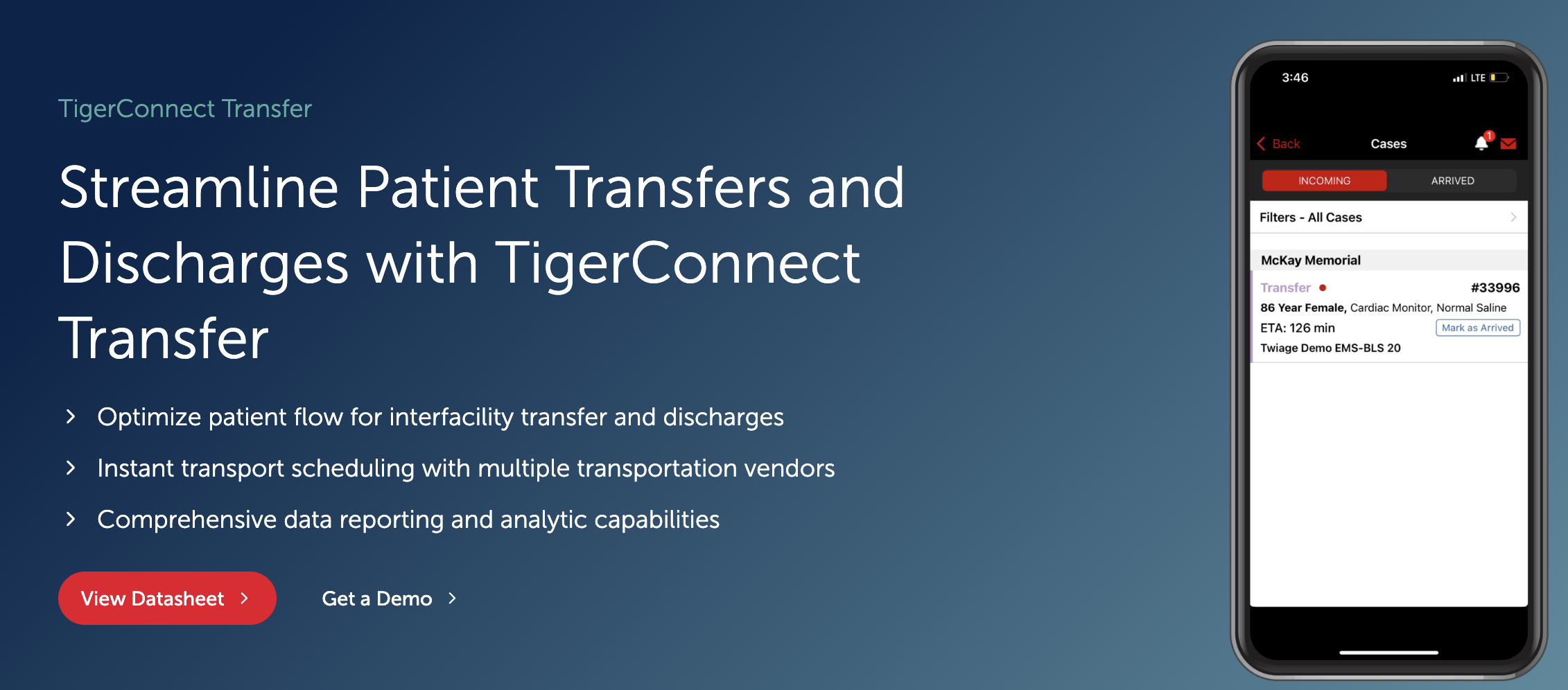 TigerConnect Launches Transfer Solution to Modernize Patient Transfers and Discharge