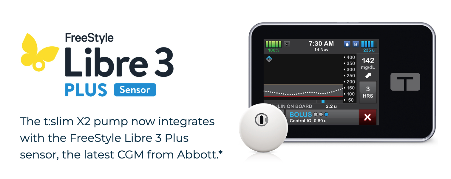 Tandem Diabetes Care Launches t:slim X2 Pump Integration with Abbott FreeStyle Libre 3 Plus Sensor