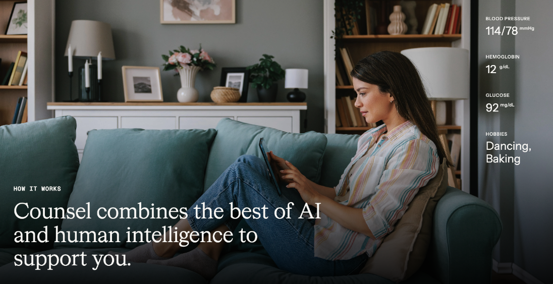 Counsel Health Raises M to Launch Physician-Supervised AI Care Platform Counsel Health Raises M to Launch Physician-Supervised AI Care Platform