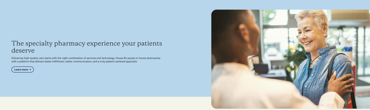House Rx Raises $55M to Scale In-Clinic Specialty Pharmacy Model
