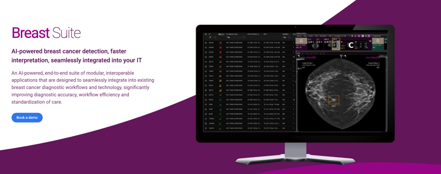 DeepHealth Launches Comprehensive AI Breast Suite for End-to-End Cancer Care