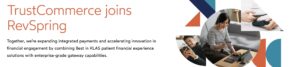 RevSpring Acquires TrustCommerce to Expand Integrated Healthcare Payment Gateway