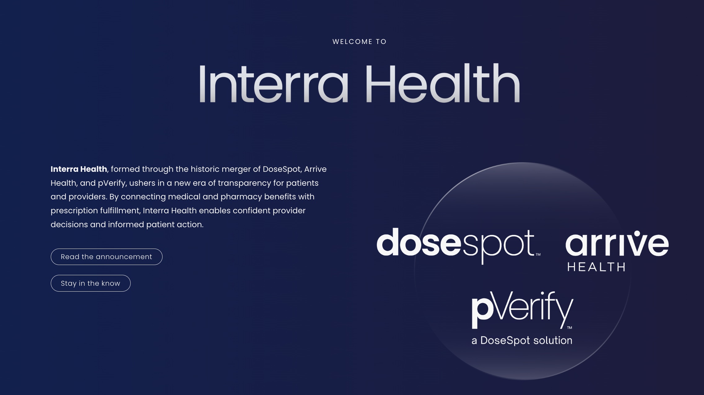M&A: DoseSpot and Arrive Health Merge to Form Interra Health, Advancing ePrescribing Price Transparency