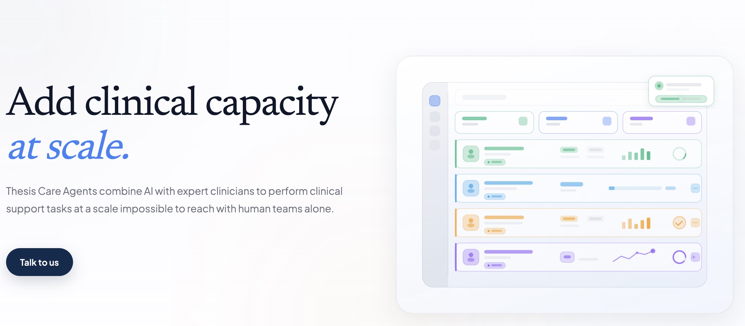 What You Should Know The Funding & Rebrand: New York-based Thesis Care (recently rebranded from Trovo Health) has secured $45M in Series A funding. The round was led by Oak HC/FT, with participation from CRV and Black Opal Ventures, bringing total funding to $60M. The Leadership: The company was founded in 2024 by CEO Dr. Niren Gandra and CPO Aditya Pandyaram, both former executives at the patient financial engagement giant Cedar. The Core Model: Thesis does not sell a traditional SaaS tool for hospital staff to learn. Instead, it deploys AI agents backed by its own internal team of "expert clinicians-in-the-loop." The platform executes complex clinical operations and care management workflows end-to-end, delivering the finished result directly to the provider. The Clinical Impact: Because Thesis completes the tasks autonomously, existing clinic workflows remain perfectly intact, radically reducing administrative burden. The Scale: Following successful design partnerships in 2024 and 2025, Thesis is already deployed across thousands of providers. Major clients include US Heart & Vascular, Essen Health Care, Springfield Clinic, and Allied Digestive Health.