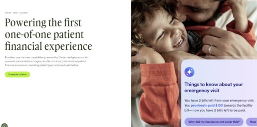 Cedar Expands Cedar Intelligence AI Platform to Personalize the Patient Financial Experience
