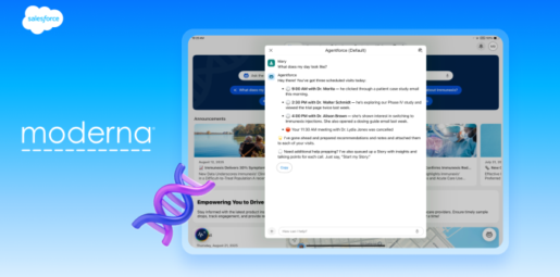 Moderna Deploys Salesforce Agentforce Life Sciences to Unify Global Commercial Operations