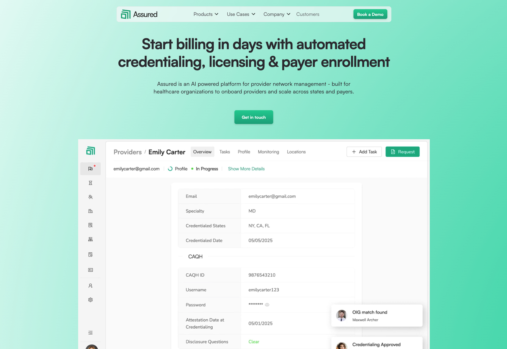 Assured Raises $19M to Replace Manual Credentialing with Autonomous AI Agents