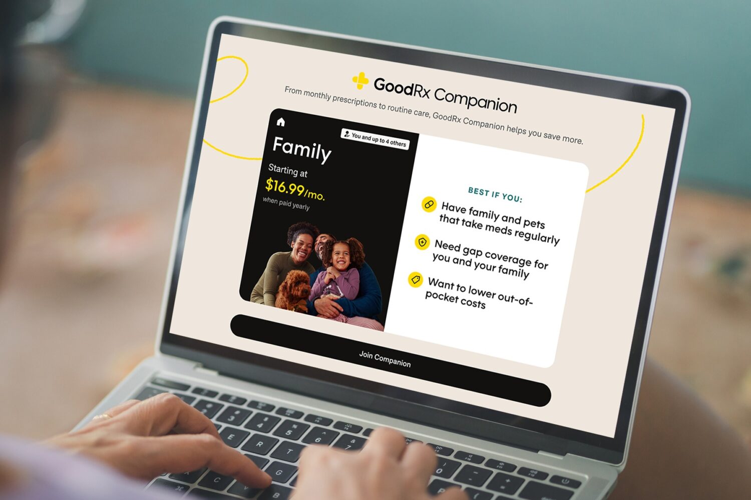 GoodRx Launches Companion Family Plan Covering Children, Adults, and Pets with 250+ Free Medications