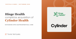 Hinge Health Completes $105M Cash Acquisition of Virtual Digestive Health Leader Cylinder Health